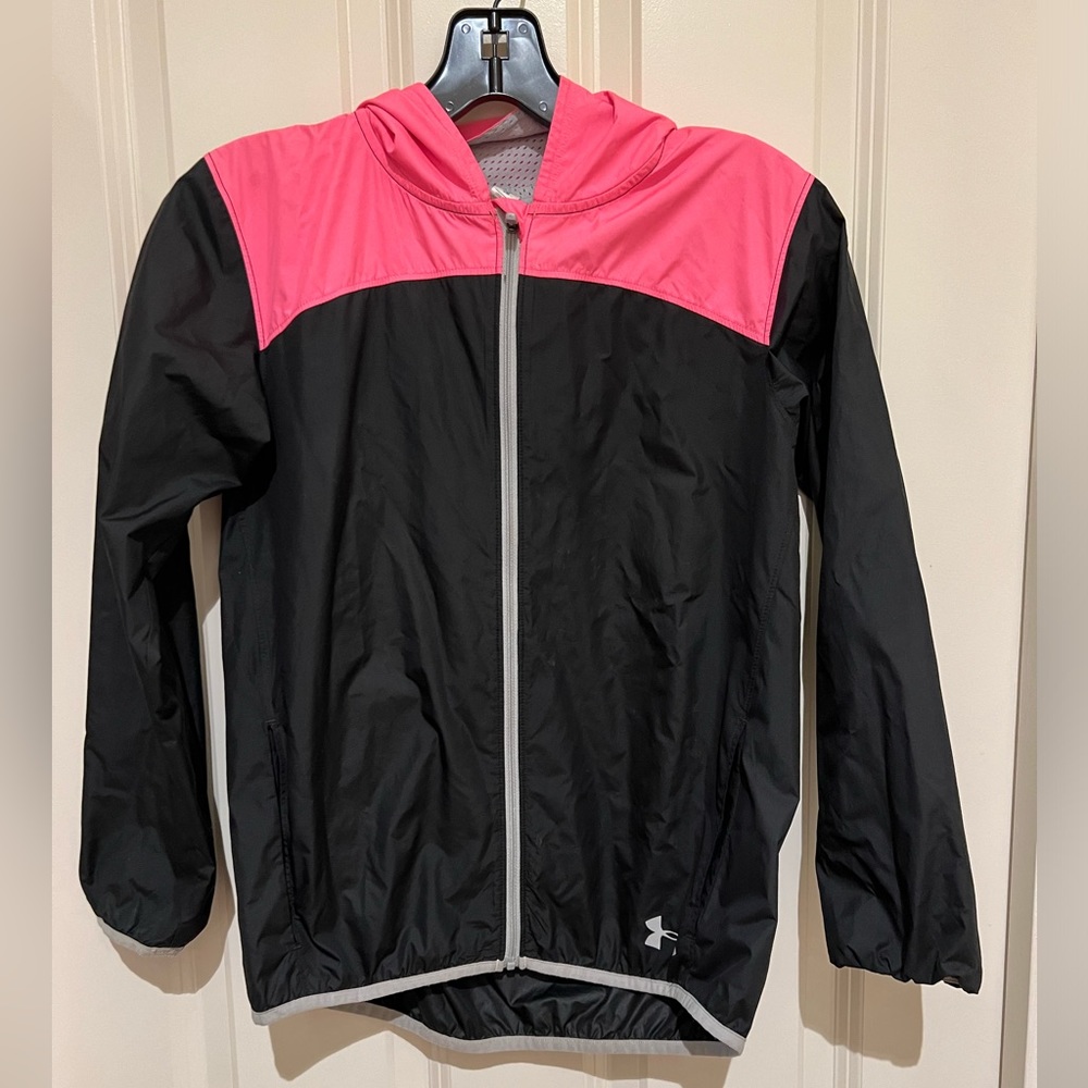 Under armor rain/wind jacket